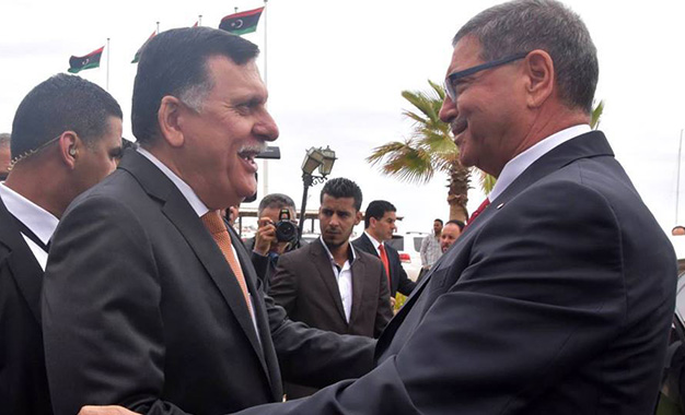 Habib-Essid-Sarraj-visite-Libye