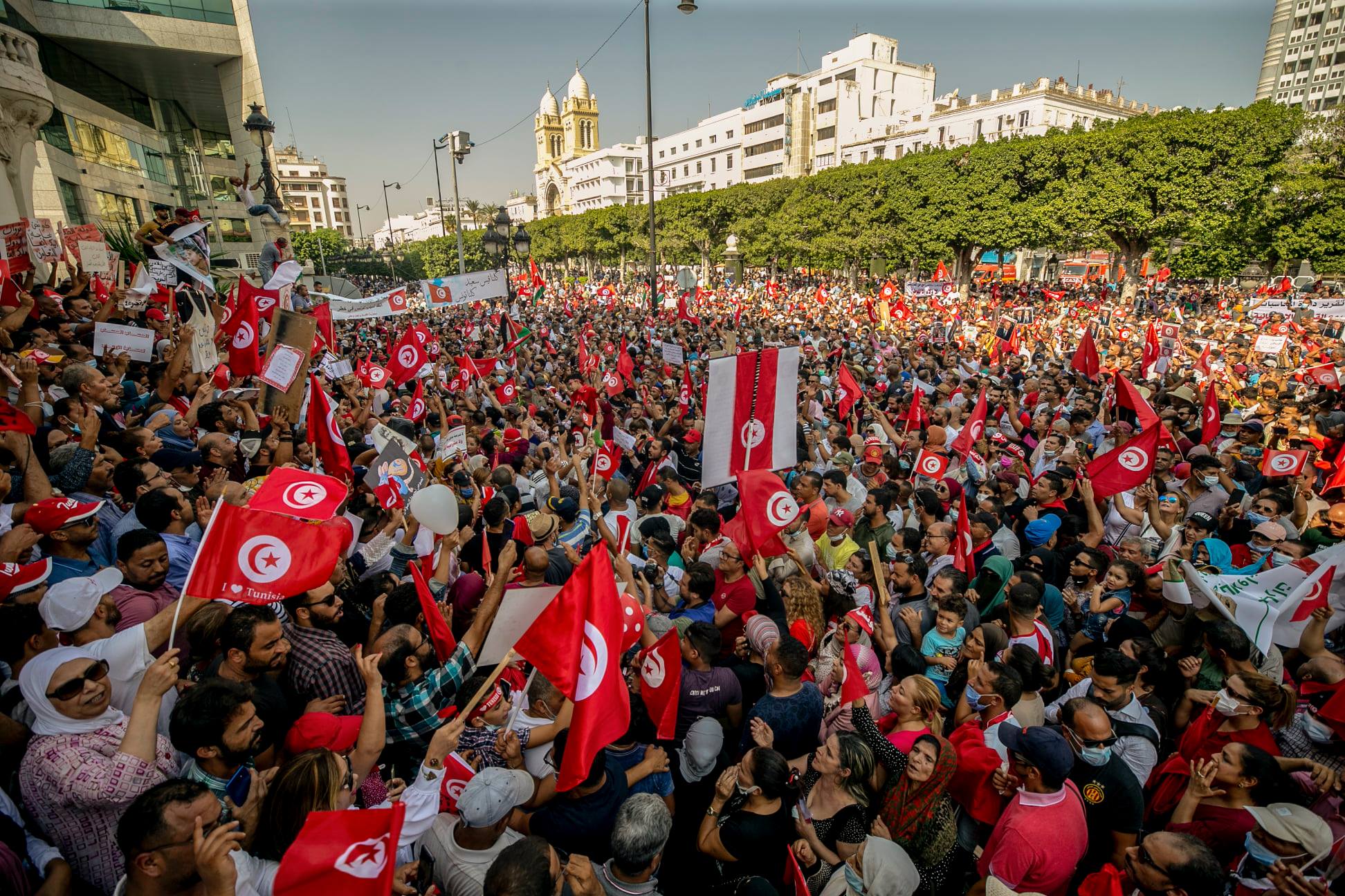 manifestation tunisie
